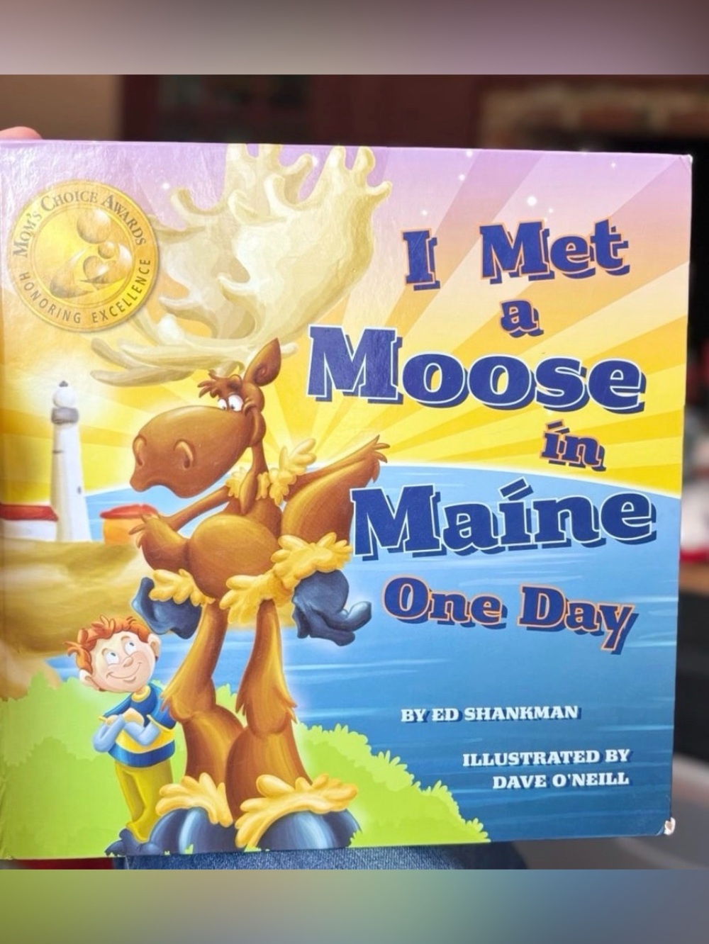 I Met. Moose in Maine one Day book